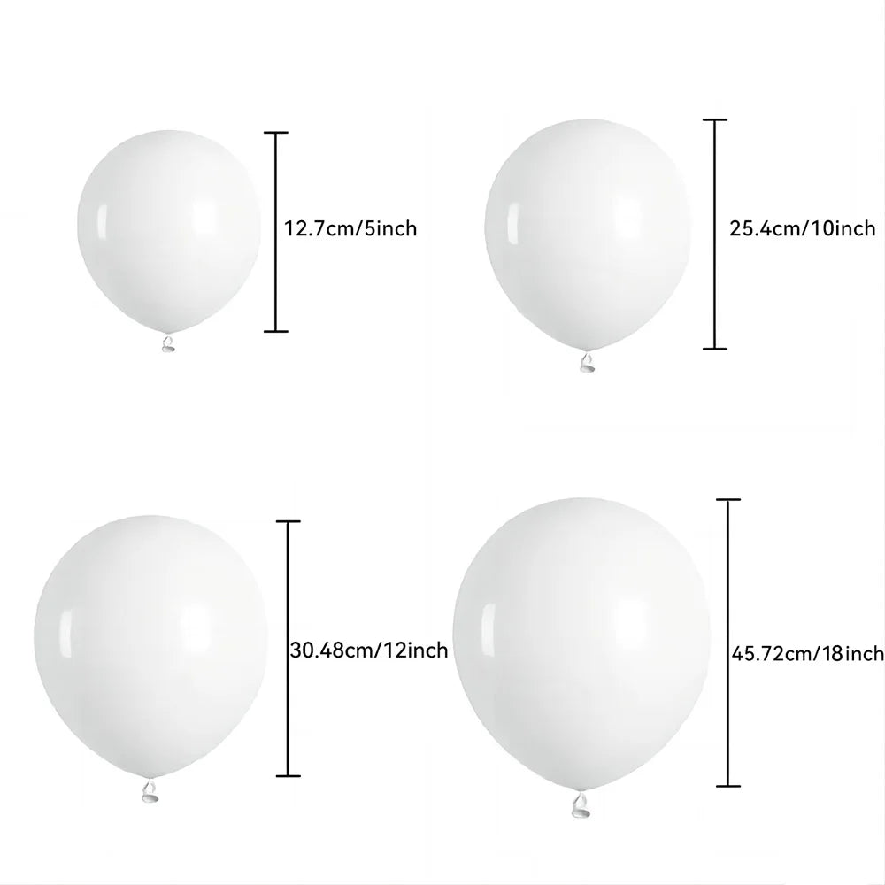 Ballong kit Blå/vit 85st