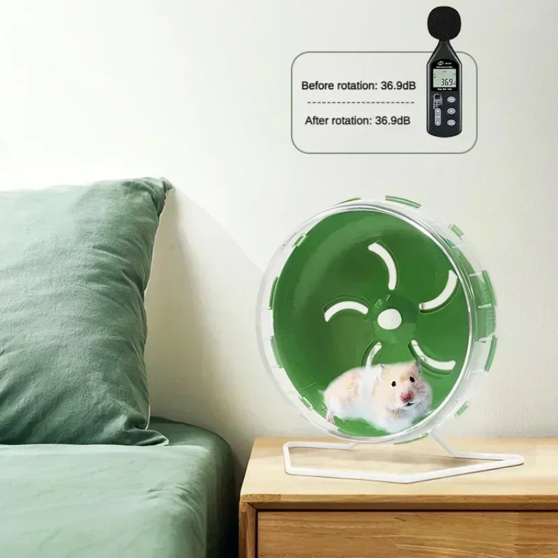 Hamster Hjul och trä hus