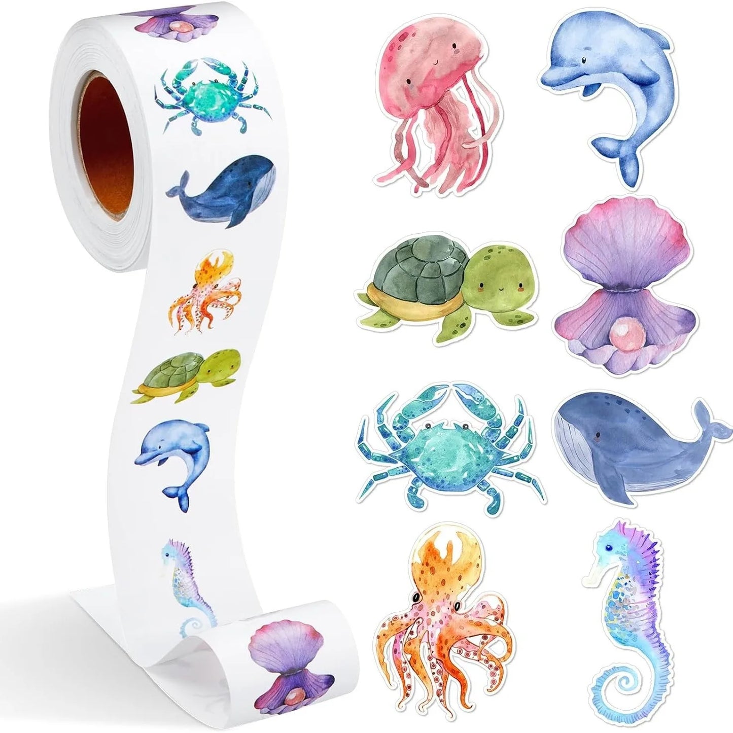 Stickers with butterflies