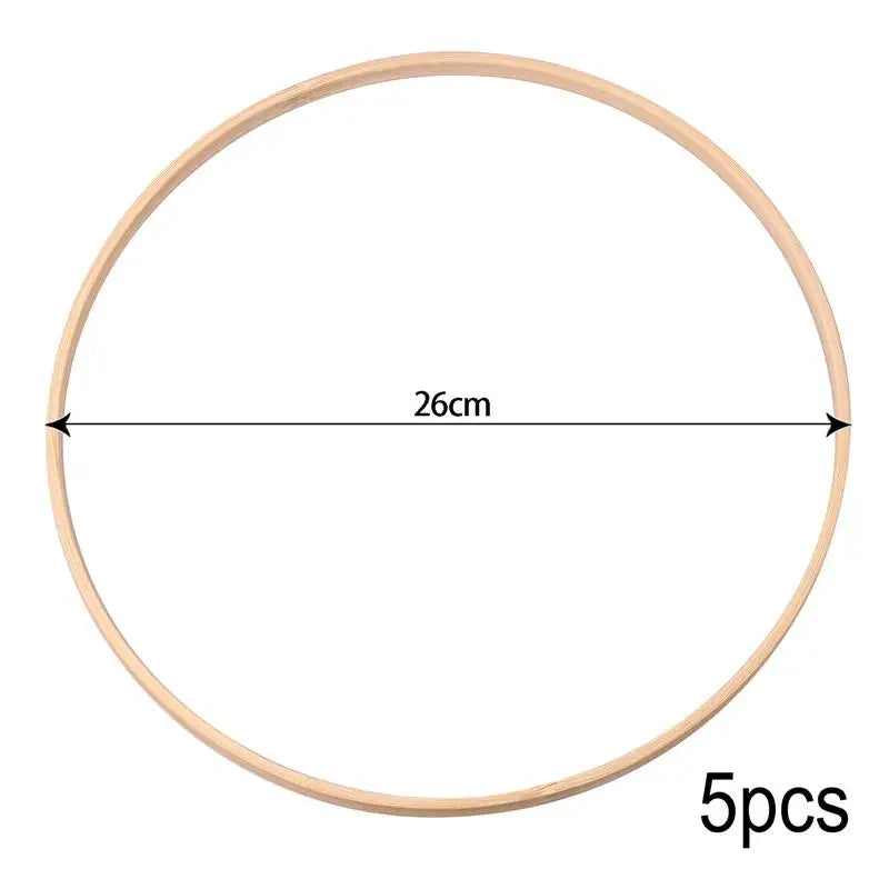 Bambu trä ringar