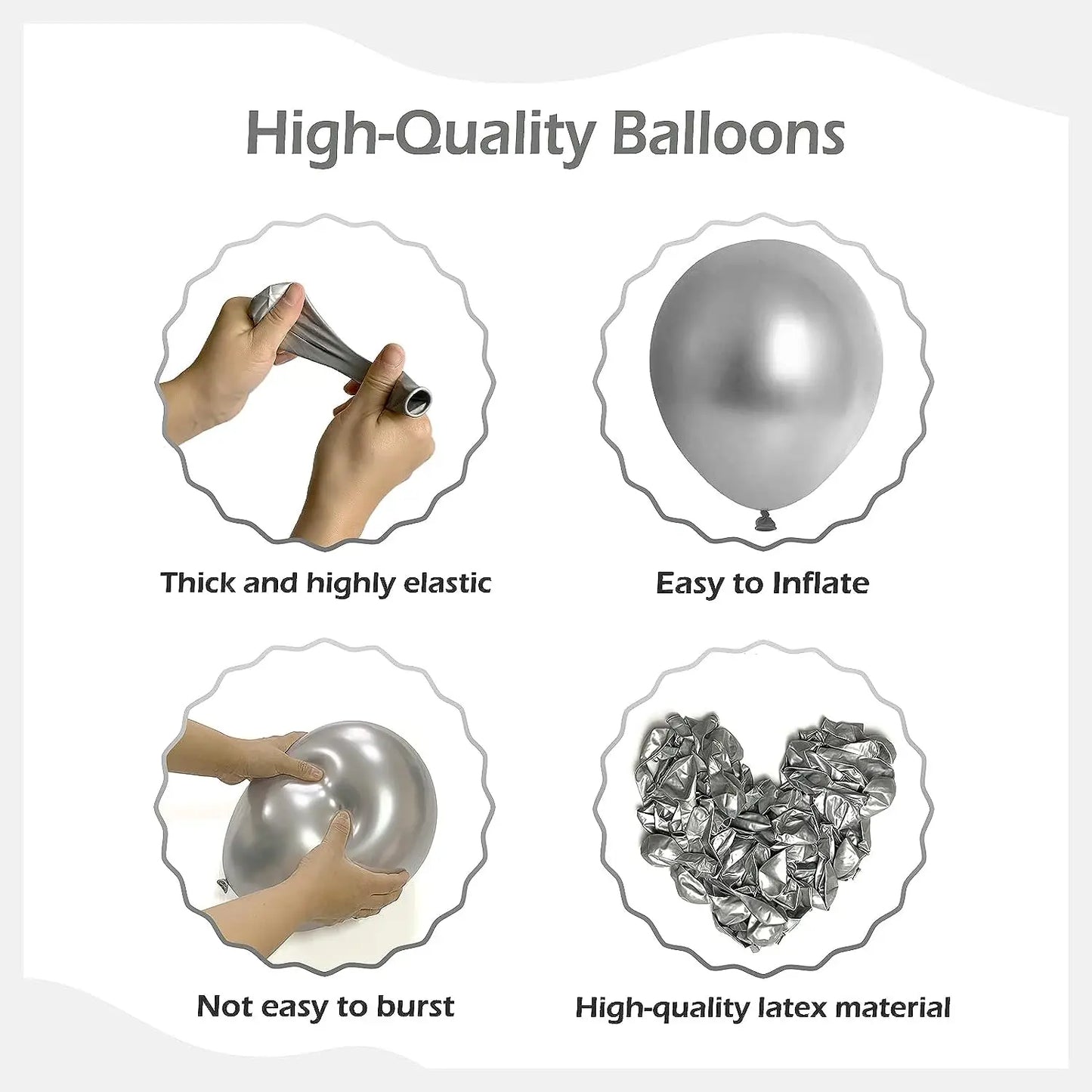126st ballonger Guld/Silver