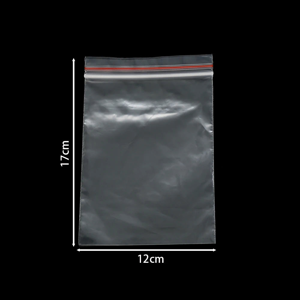 100st zipp lock påsar i olika storlekar