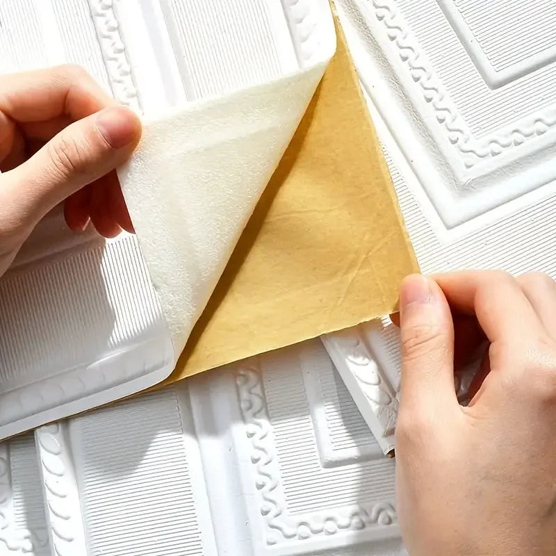 Självhäftande dekor plattor 70x70cm