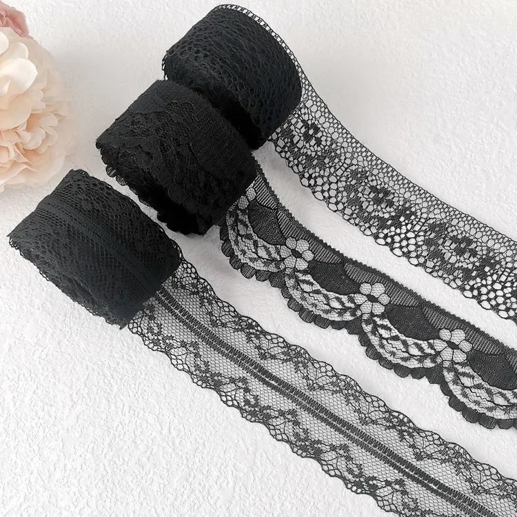 Black Lace Ribbons