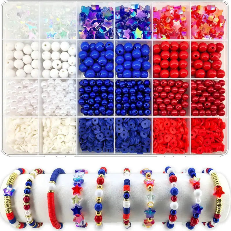 Large Bead Boxes mixed acrylic heishi plastic beads