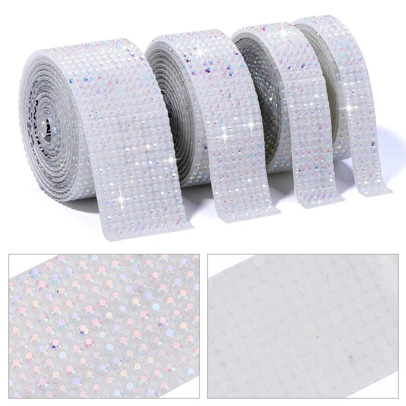 Strass tejp jelly Resin olika färger