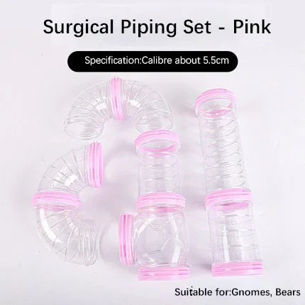 Plastic tunnels for hamsters