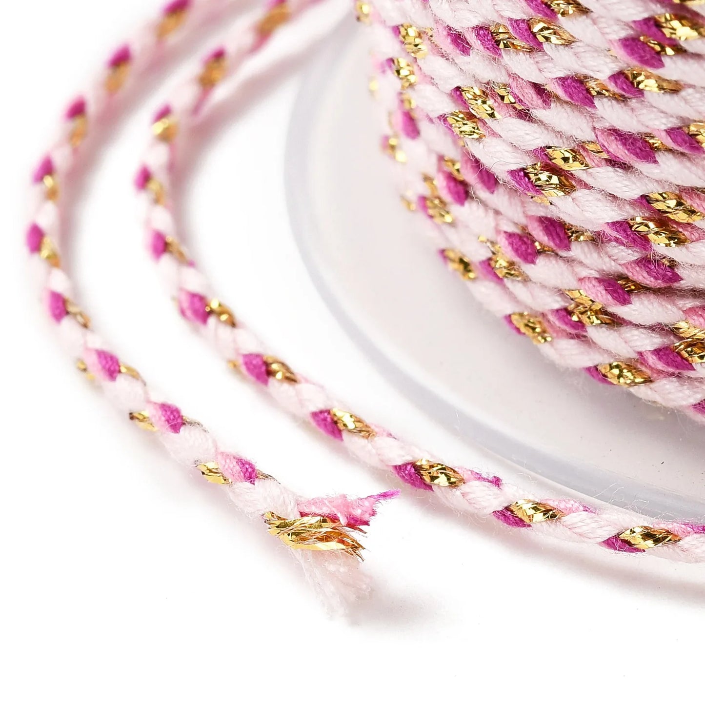 Striped cotton string