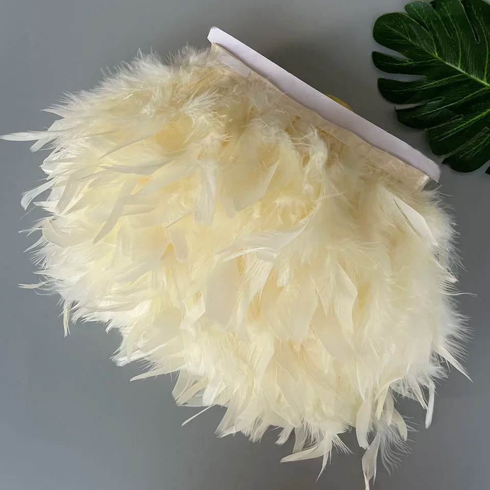 Fluffy kalkon fjädrar 10M