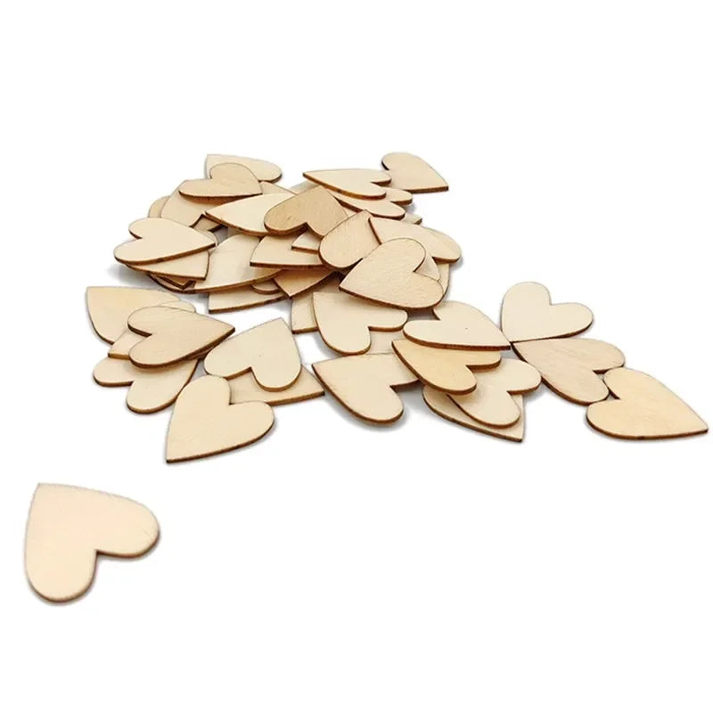 Wooden hearts