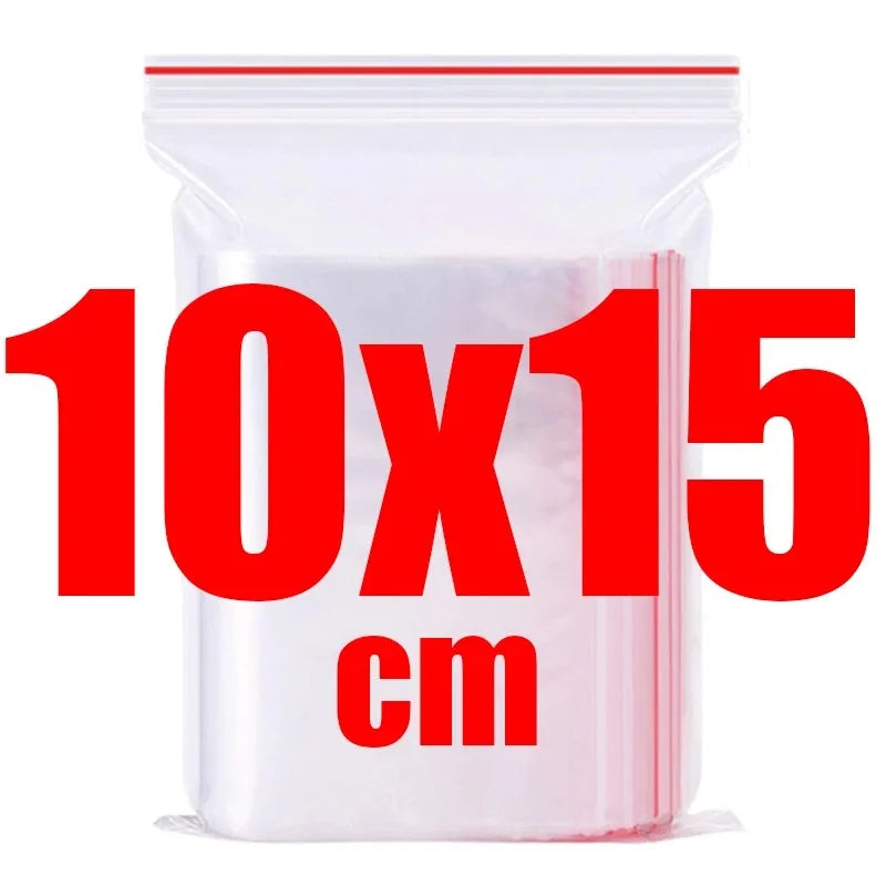 200 zip lock bags in various sizes