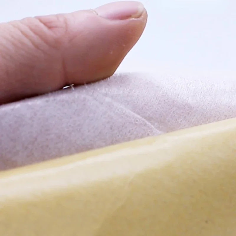 Självhäftande sammets tyg beige