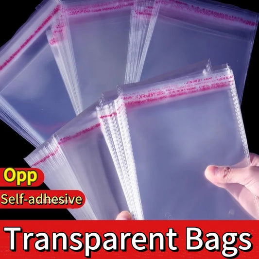 100st Cellofan påsar olika storlekar