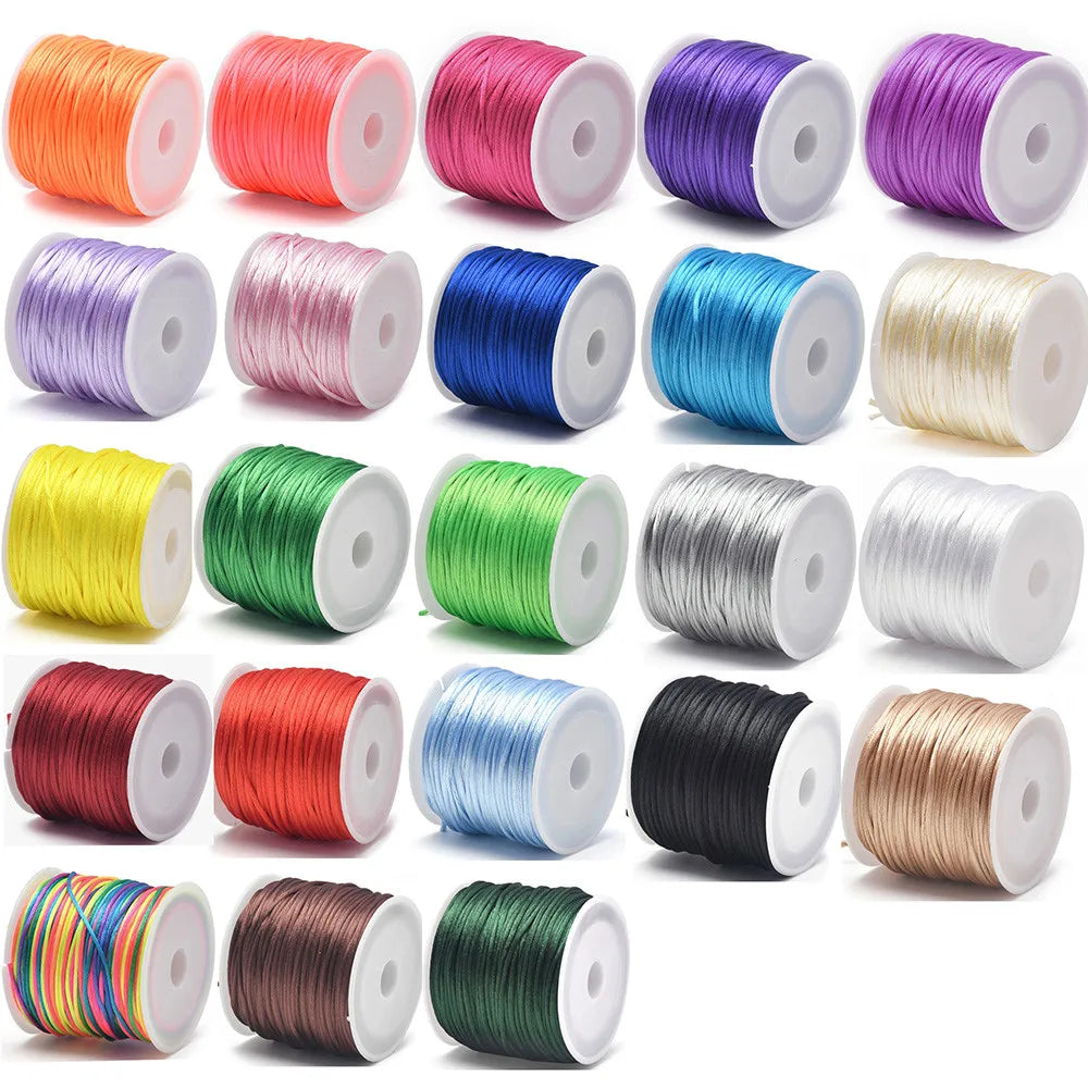 Nylontråd olika färger 1.5mm