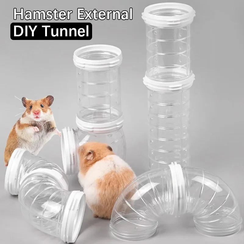 Plastic tunnels for hamsters