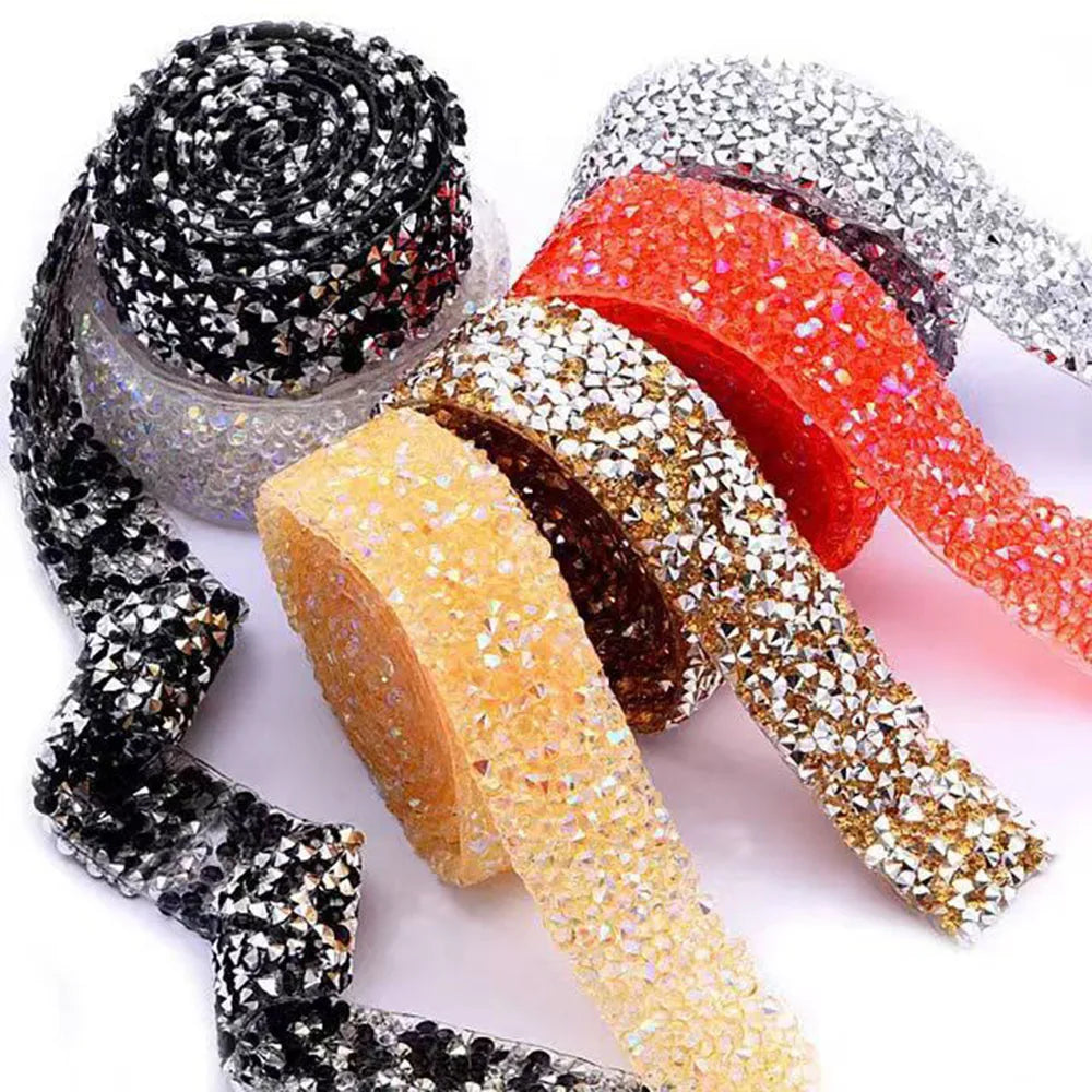 2cm bred strass tejp
