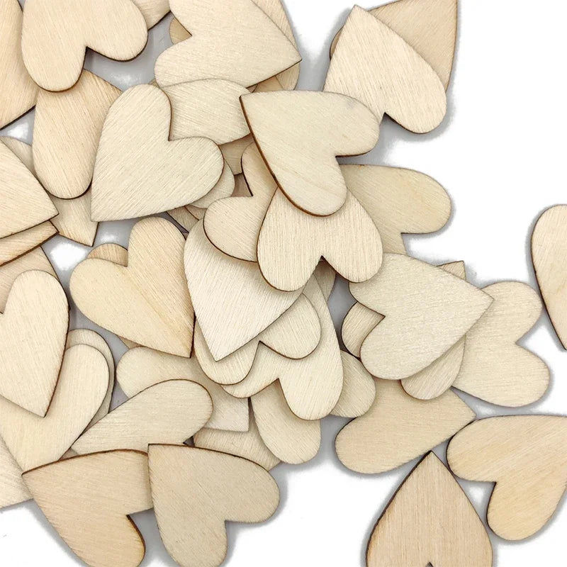 Wooden hearts