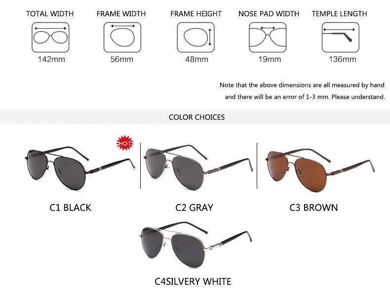 Pilot glasses