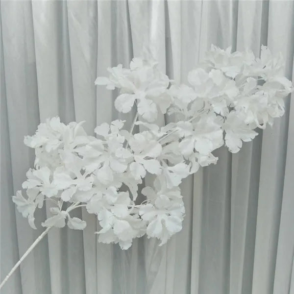 Långa plast blommor