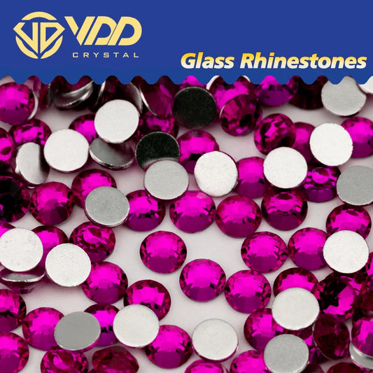 Rhinestones Berry rose non hot fix