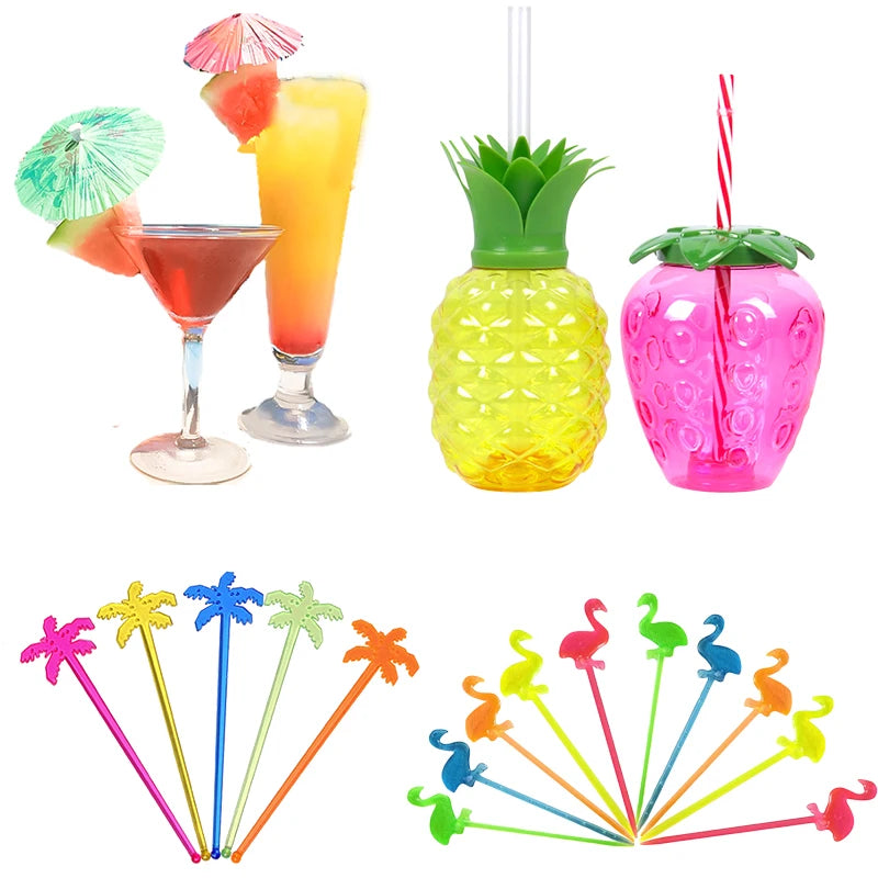 Party dekoration i Hawaii tema