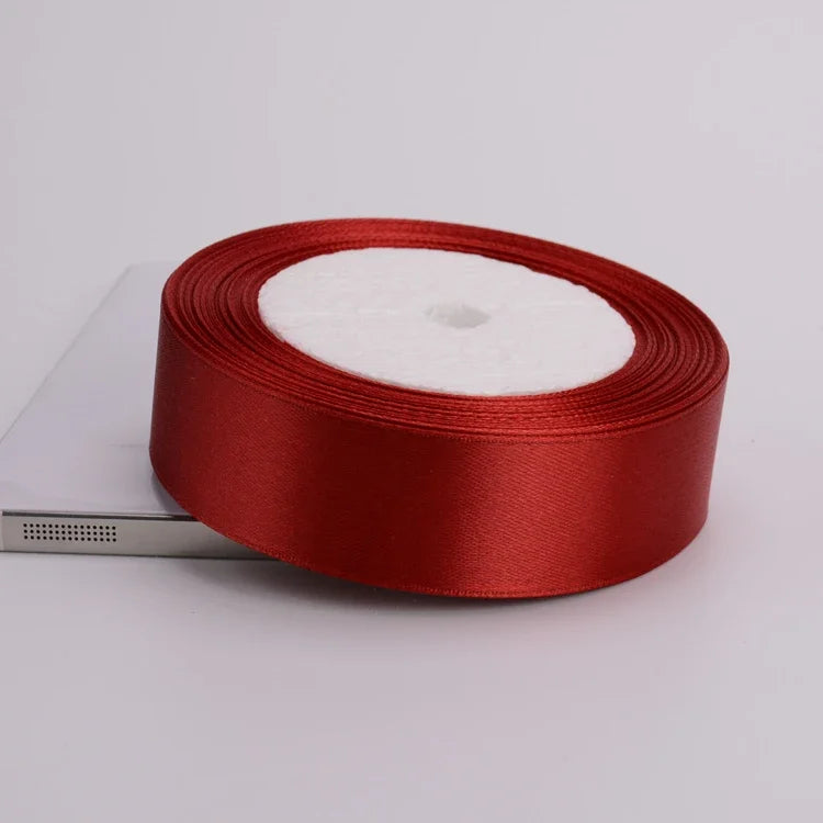 Satin ribbon Burgundy