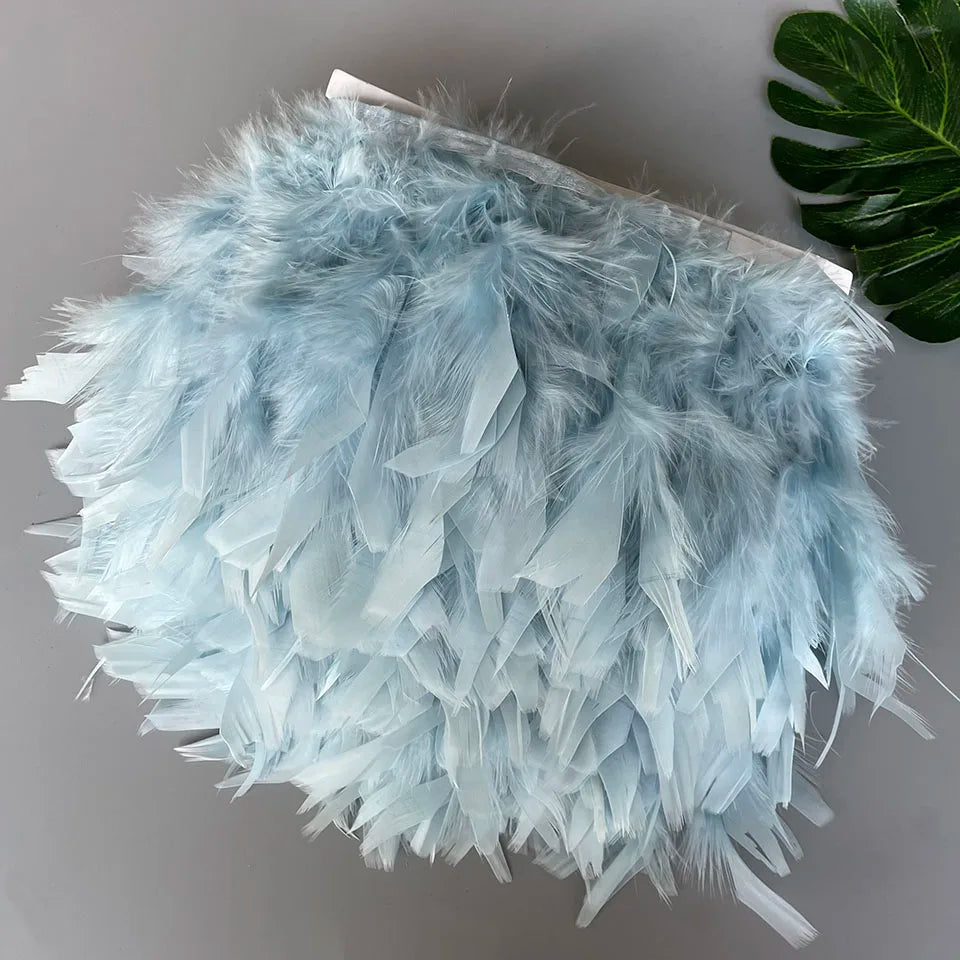 Fluffy kalkon fjädrar 10M