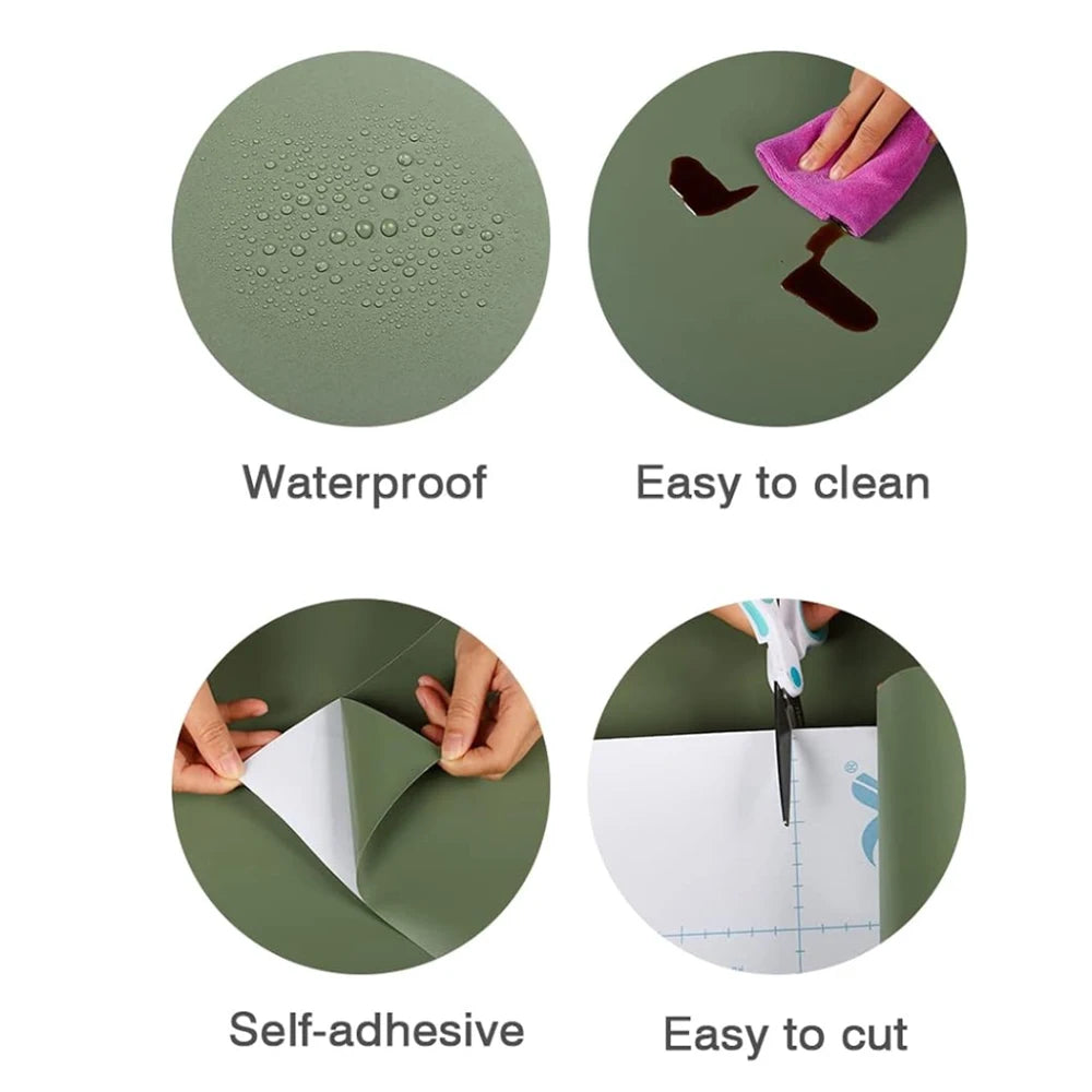 Självhäftande tapet Matta färger.