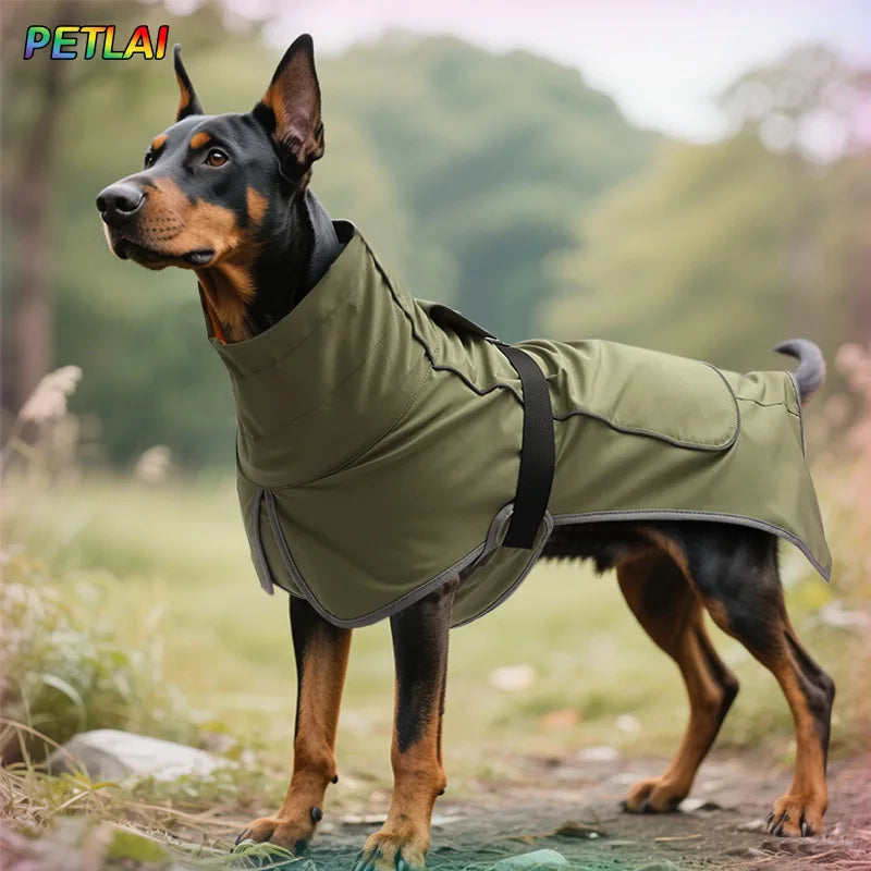 Regn jacka hund