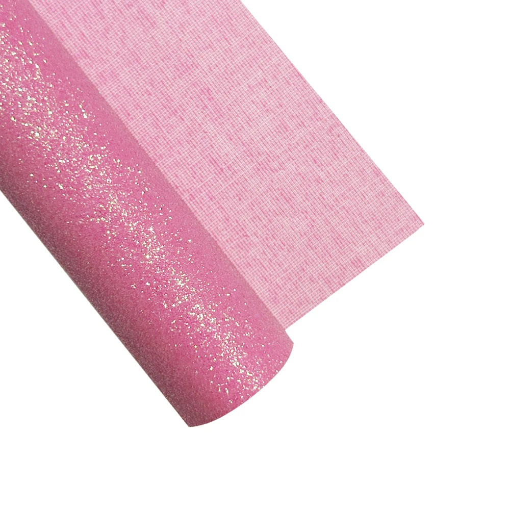 Leather fabric with glitter in different colors
