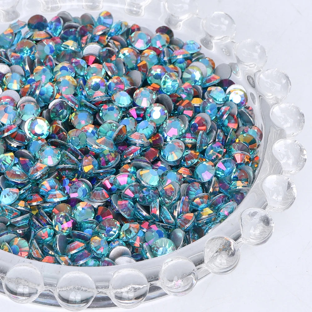 Strass stenar Aquamarine