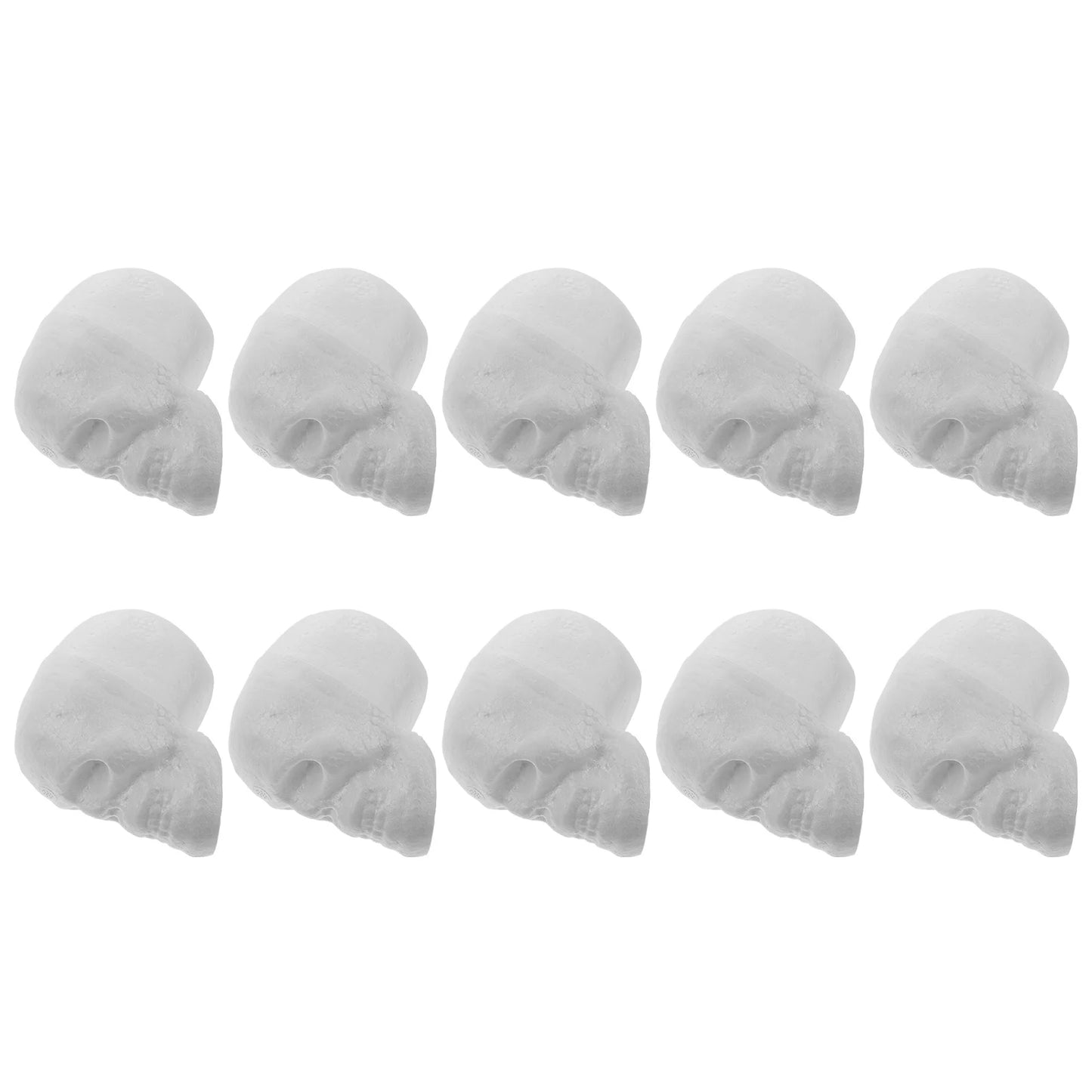 Styrofoam skull
