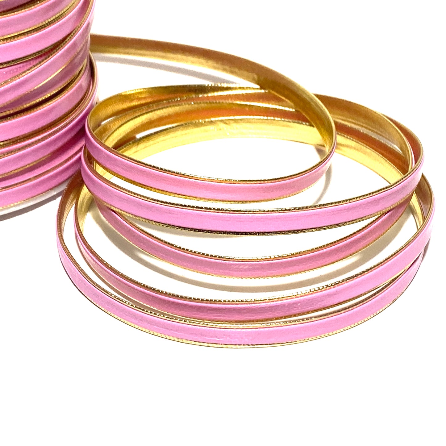 Leather strap pink