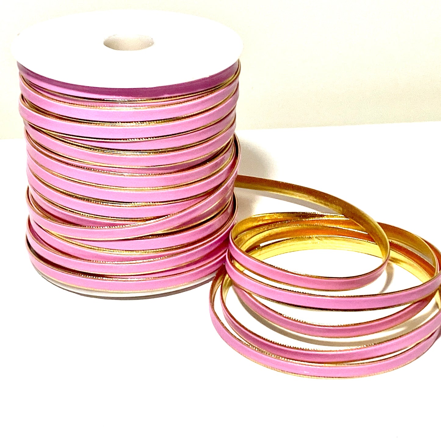 Leather strap pink