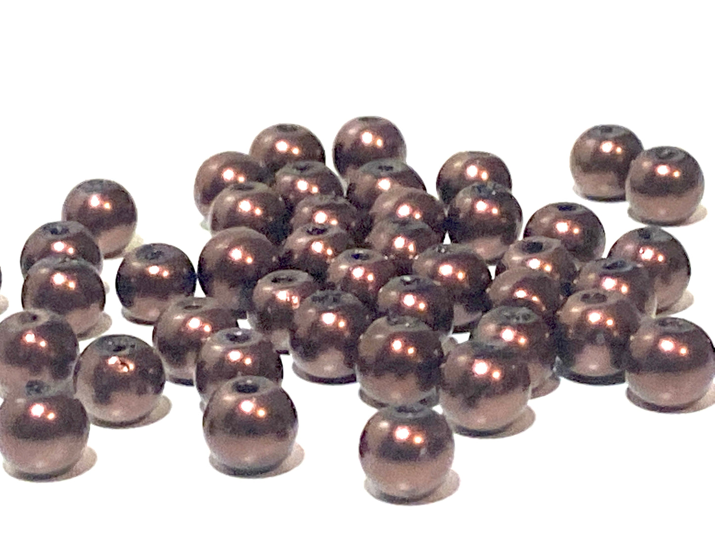 Glass beads pearl imitation