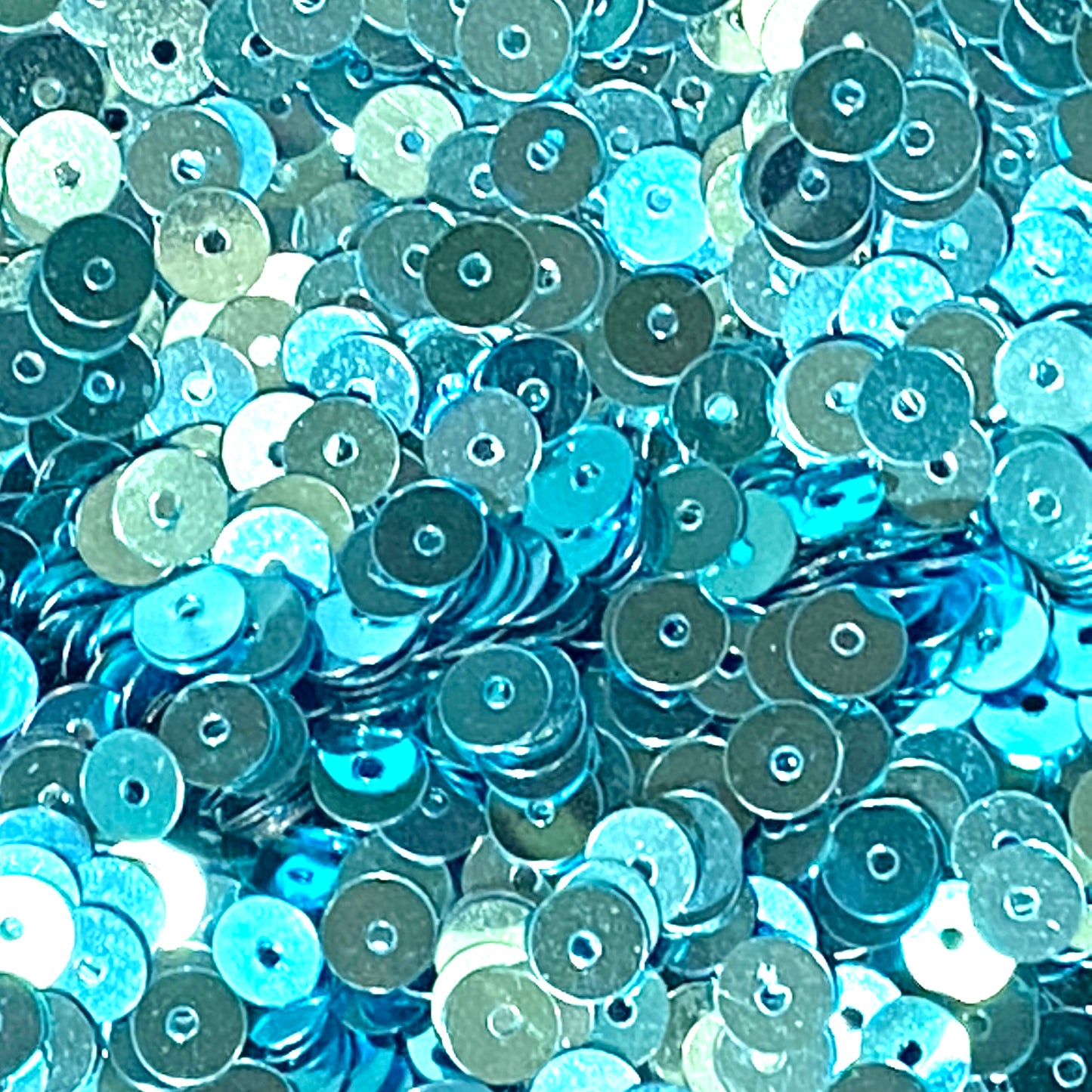 Sequins round Turquoise