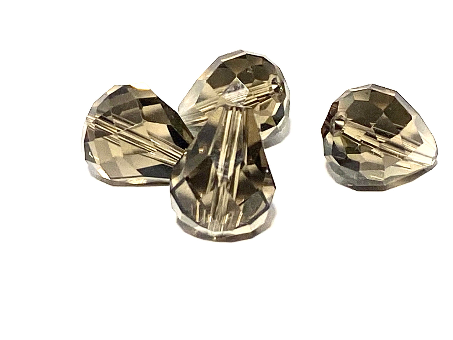 Austrian Crystal glas pärlor Gray