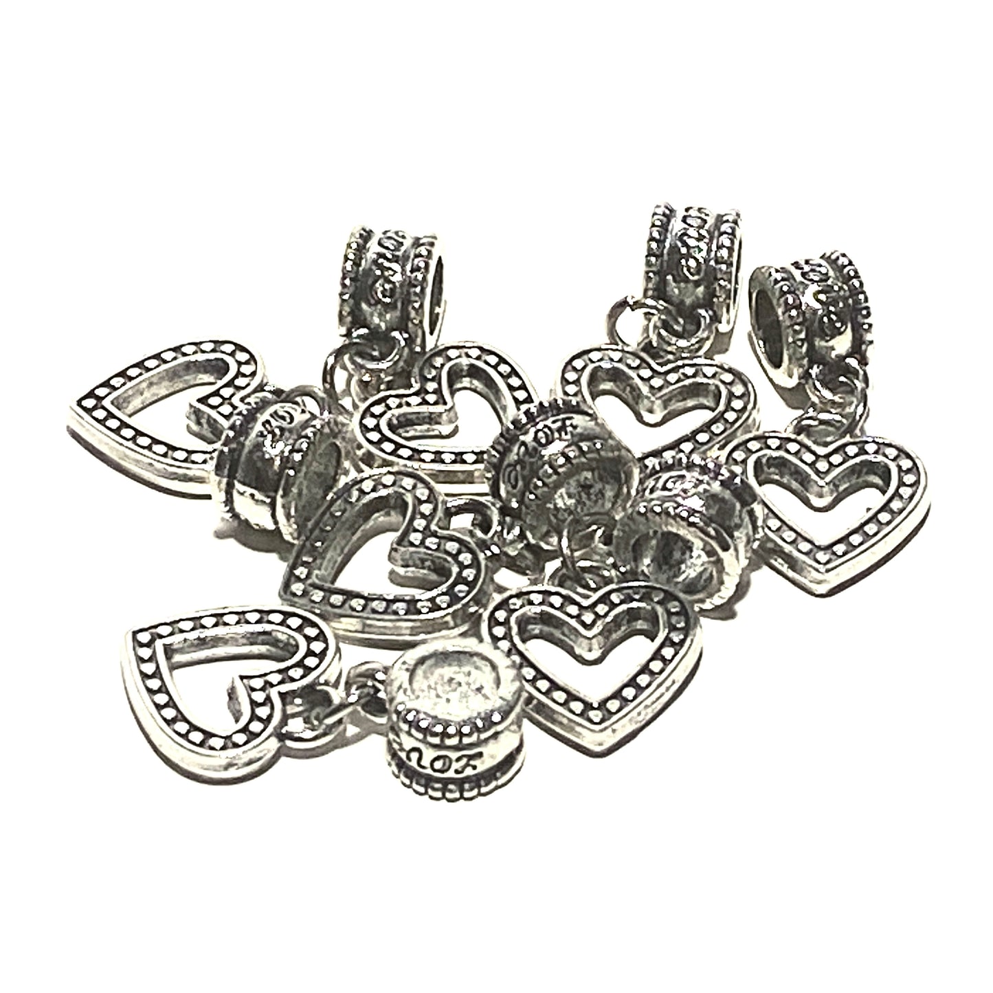 Snake Link Charm - Heart