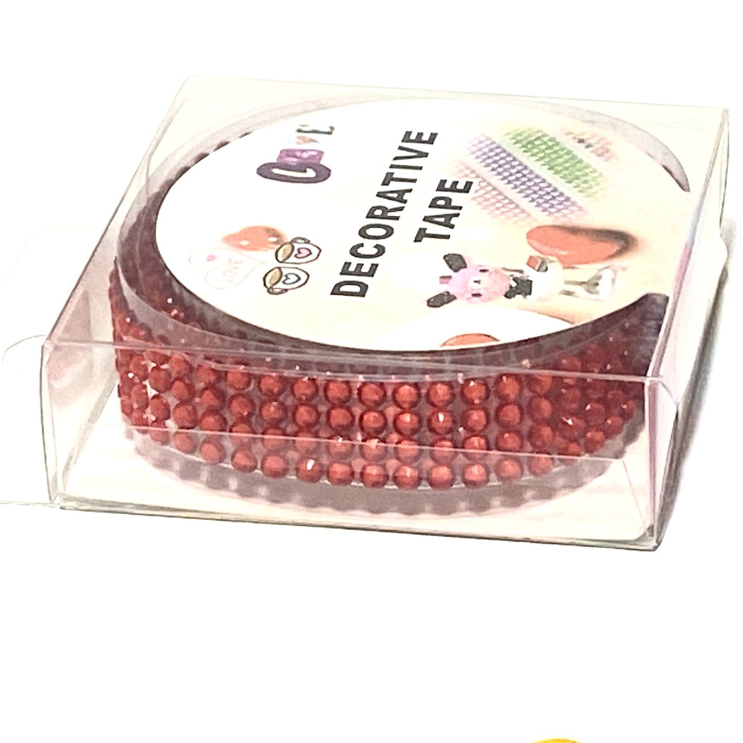 Hobby Rhinestone Tape Red