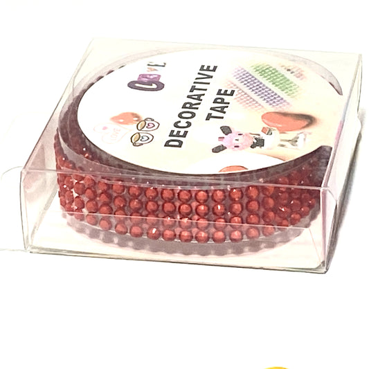 Hobby Rhinestone Tape Red