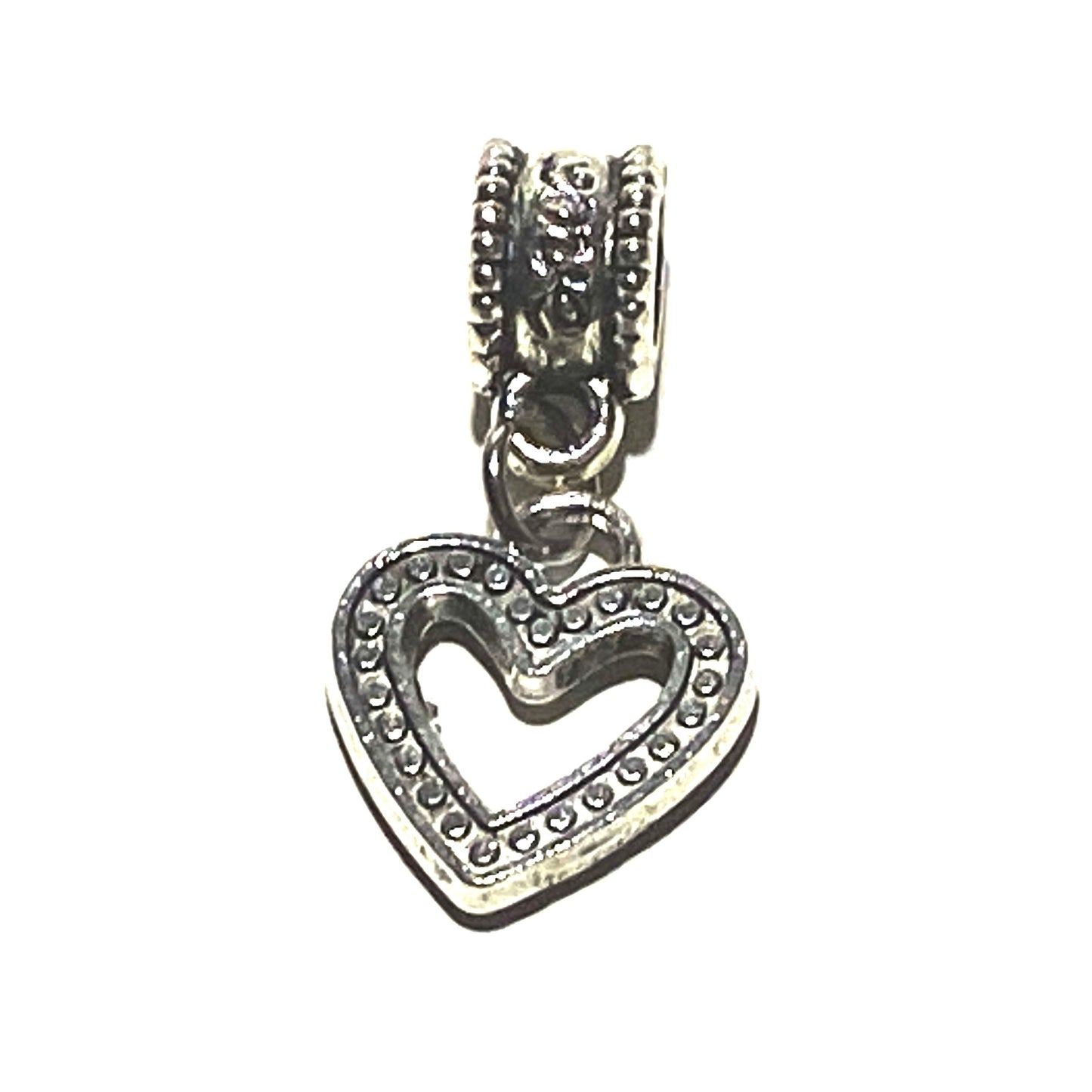 Snake Link Charm - Heart