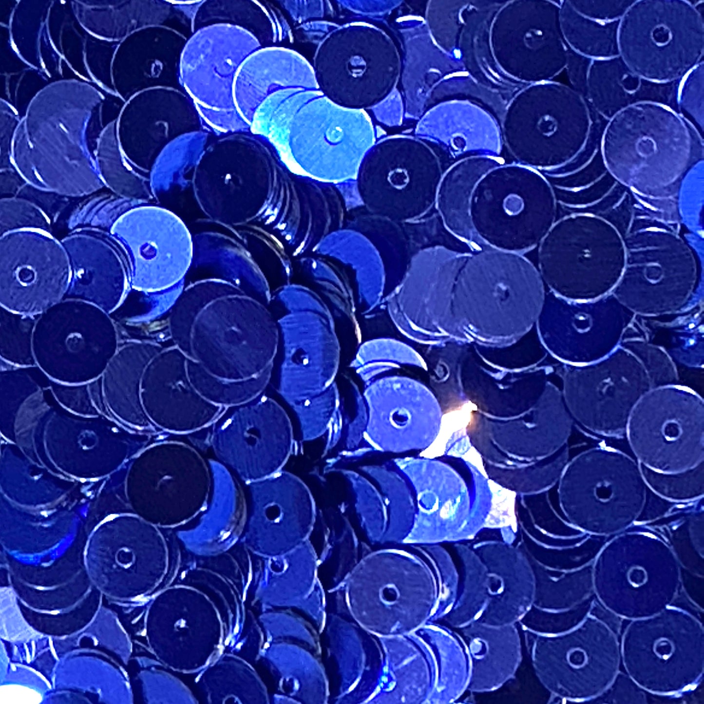 Sequins round Blue