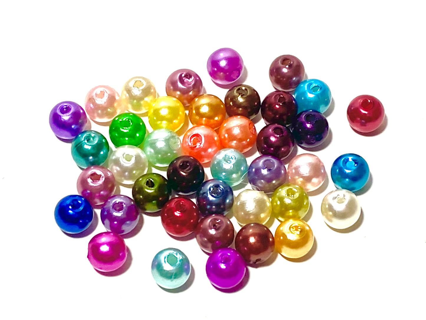Acrylic Beads Pearl Mix