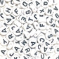 Letter beads