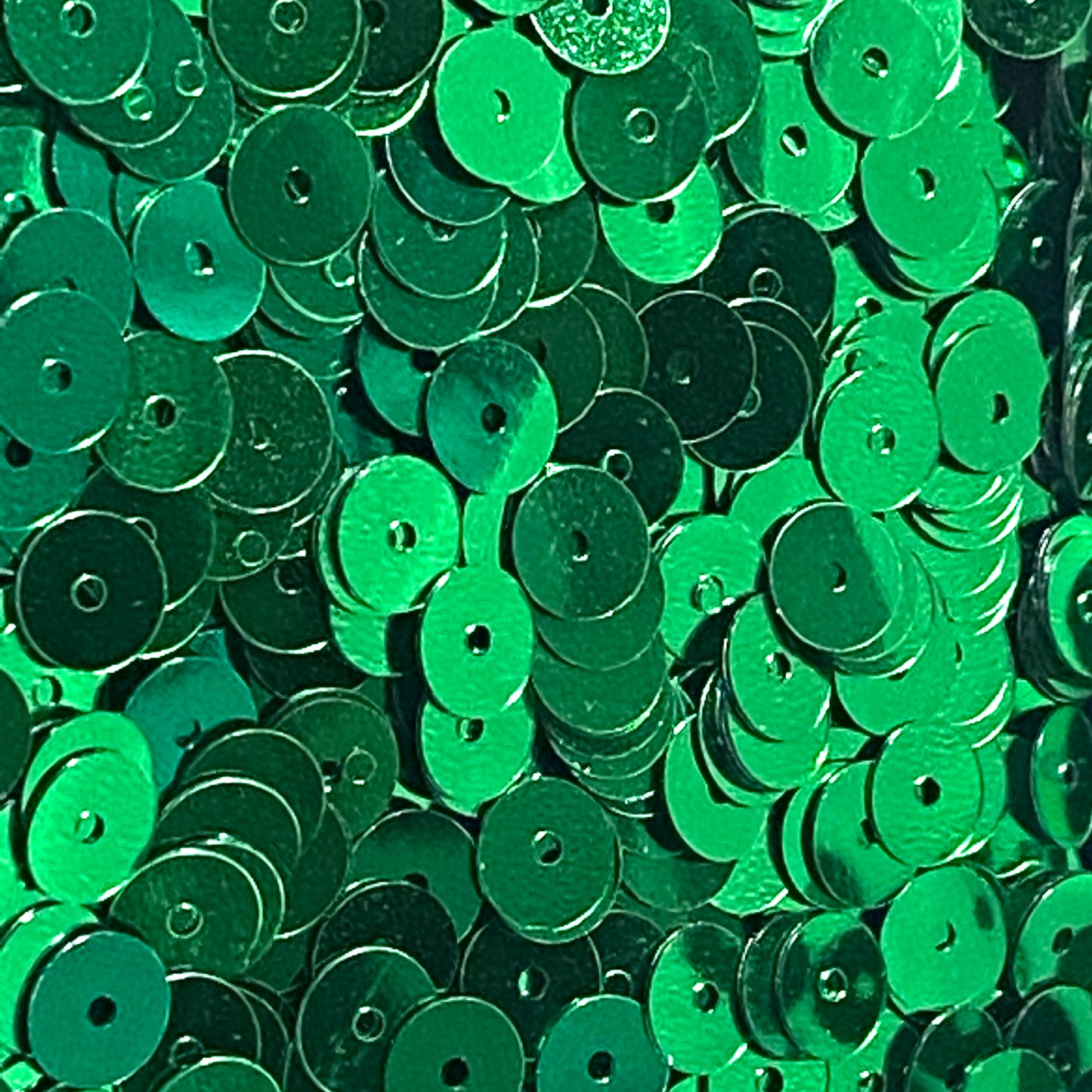 Big pack of sequins Green