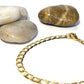 Armband platt kedja 18k guld