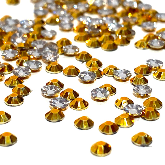 Strass stenar Guld