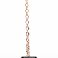 thin cable chain rose gold