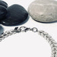 Armband blad-kedja silver