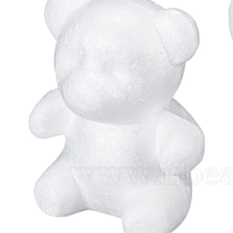 Styrofoam teddy bear